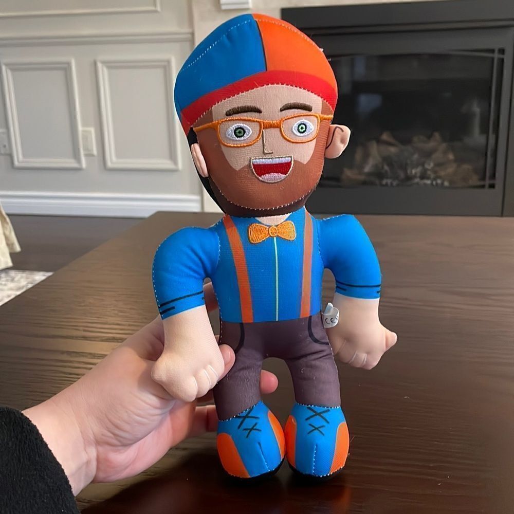 Blippi Plush Toy Stuffed Doll 11.5” inches Excellent Condition Youtube Series